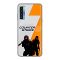 Дизайнерский силиконовый чехол для TCL 20L Counter Strike