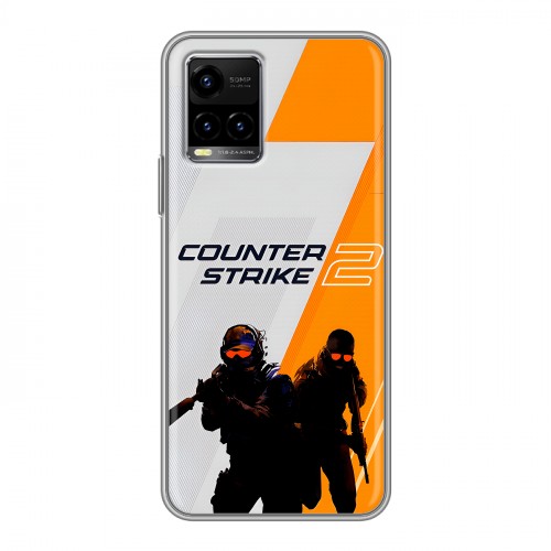 Дизайнерский силиконовый чехол для Vivo Y33s Counter Strike