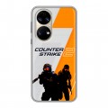 Дизайнерский силиконовый чехол для Huawei P50 Pro Counter Strike