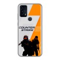 Дизайнерский силиконовый чехол для TCL 20B Counter Strike