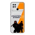 Дизайнерский силиконовый чехол для Xiaomi Poco C40 Counter Strike