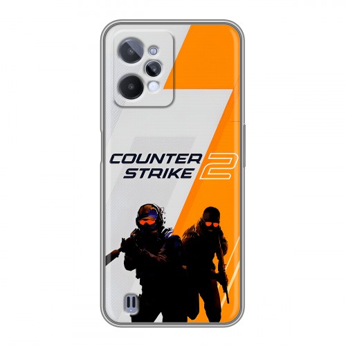 Дизайнерский силиконовый чехол для Realme C31 Counter Strike