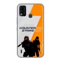 Дизайнерский силиконовый чехол для Itel A48 Counter Strike