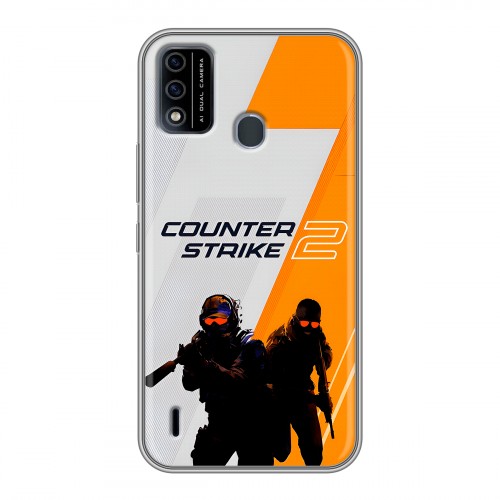 Дизайнерский силиконовый чехол для Itel A48 Counter Strike