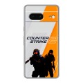 Дизайнерский силиконовый чехол для Google Pixel 7 Counter Strike