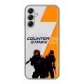 Дизайнерский силиконовый чехол для Samsung Galaxy A14 Counter Strike