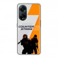 Дизайнерский силиконовый чехол для OPPO A98 Counter Strike