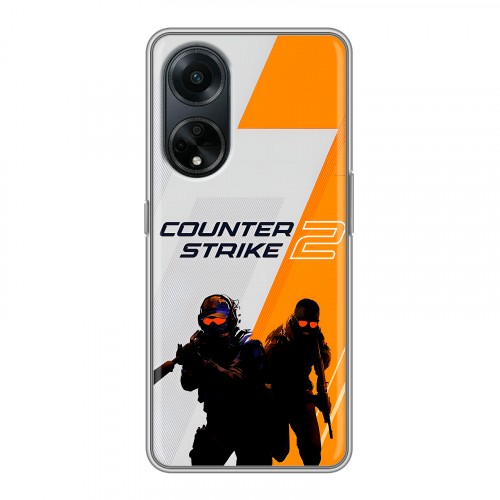Дизайнерский силиконовый чехол для OPPO A98 Counter Strike