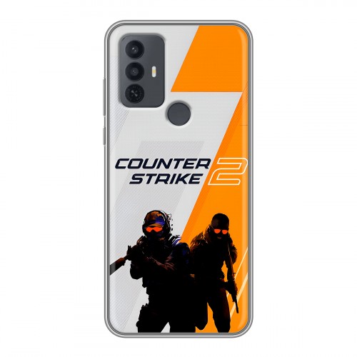 Дизайнерский силиконовый чехол для TCL 30E Counter Strike