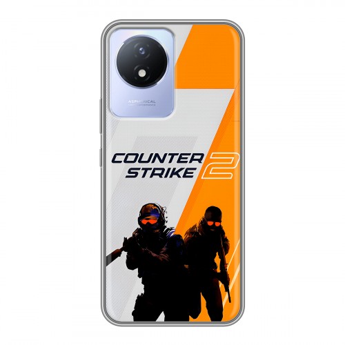 Дизайнерский силиконовый чехол для Vivo Y11 (2023) Counter Strike