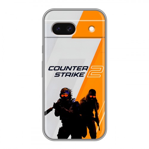 Дизайнерский силиконовый чехол для Google Pixel 8a Counter Strike