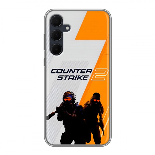 Дизайнерский силиконовый чехол для Samsung Galaxy A35 Counter Strike