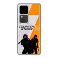 Дизайнерский силиконовый чехол для Vivo V30 5G Counter Strike