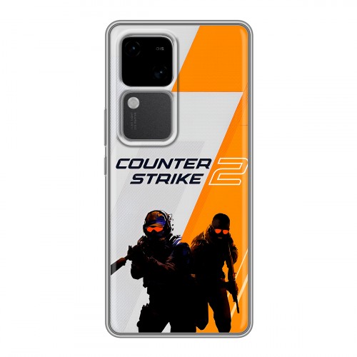 Дизайнерский силиконовый чехол для Vivo V30 5G Counter Strike