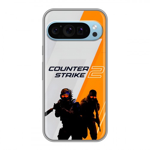 Дизайнерский силиконовый чехол для Google Pixel 9 Counter Strike