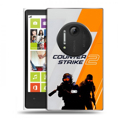 Дизайнерский силиконовый чехол для Nokia Lumia 1020 Counter Strike