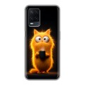 Дизайнерский силиконовый чехол для OPPO A54 Смешной кот