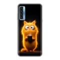 Дизайнерский силиконовый чехол для TCL 20L Смешной кот