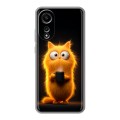 Дизайнерский силиконовый чехол для OPPO A78 4G Смешной кот