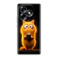 Дизайнерский силиконовый чехол для Itel S23 Plus Смешной кот