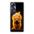 Дизайнерский силиконовый чехол для OPPO A60 Смешной кот