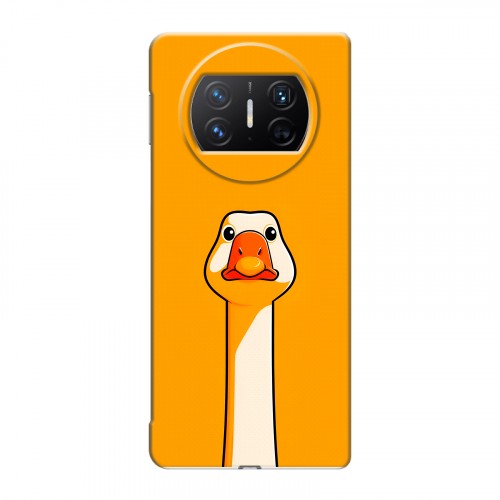 Дизайнерский пластиковый чехол для Huawei Mate X3 Смешная утка