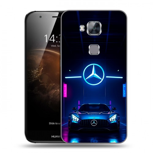 Дизайнерский пластиковый чехол для Huawei G8 Mercedes Мерседес