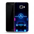 Дизайнерский пластиковый чехол для Samsung Galaxy C5 Mercedes Мерседес