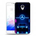 Дизайнерский пластиковый чехол для Meizu M3E Mercedes Мерседес