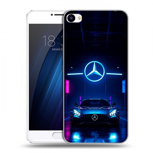 Дизайнерский пластиковый чехол для Meizu U20 Mercedes Мерседес