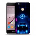 Дизайнерский силиконовый с усиленными углами чехол для Huawei Nova Mercedes Мерседес