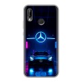 Дизайнерский силиконовый чехол для Huawei P20 Lite Mercedes Мерседес