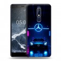 Дизайнерский пластиковый чехол для Nokia 5.1 Mercedes Мерседес