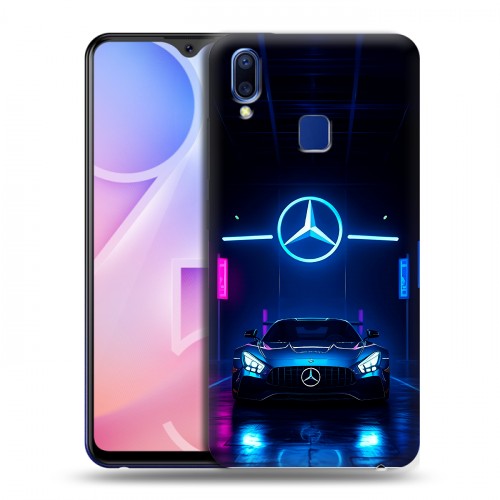 Дизайнерский пластиковый чехол для Vivo Y95 Mercedes Мерседес