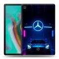 Дизайнерский силиконовый чехол для Samsung Galaxy Tab S5e Mercedes Мерседес
