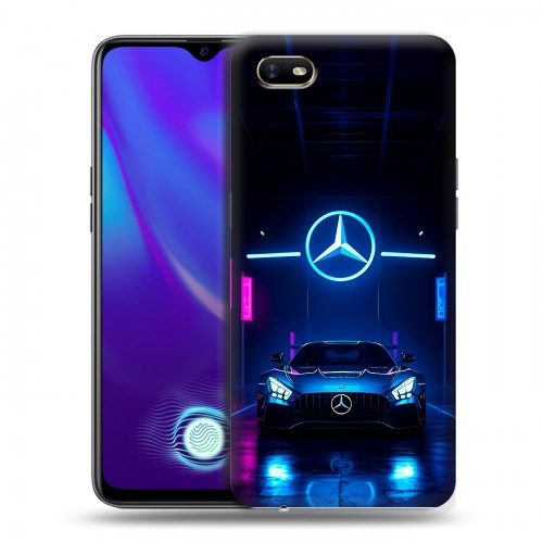 Дизайнерский пластиковый чехол для OPPO A1k Mercedes Мерседес
