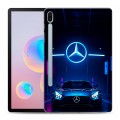Дизайнерский силиконовый чехол для Samsung Galaxy Tab S6 Mercedes Мерседес