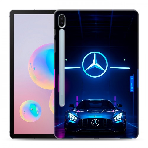 Дизайнерский силиконовый чехол для Samsung Galaxy Tab S6 Mercedes Мерседес