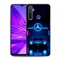 Дизайнерский силиконовый чехол для Realme 5 Mercedes Мерседес