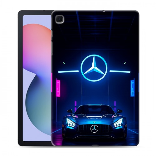 Дизайнерский силиконовый чехол для Samsung Galaxy Tab S6 Lite Mercedes Мерседес