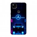 Дизайнерский пластиковый чехол для Google Pixel 4a Mercedes Мерседес