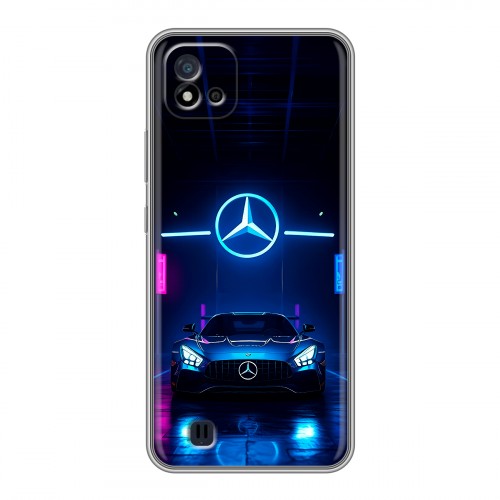 Дизайнерский силиконовый чехол для Realme C20 Mercedes Мерседес