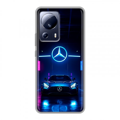 Дизайнерский силиконовый чехол для Xiaomi 13 Lite Mercedes Мерседес
