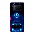 Дизайнерский пластиковый чехол для Huawei Mate X3 Mercedes Мерседес