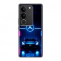 Дизайнерский силиконовый с усиленными углами чехол для Vivo V29 Mercedes Мерседес
