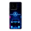 Дизайнерский силиконовый чехол для Xiaomi Poco C55 Mercedes Мерседес
