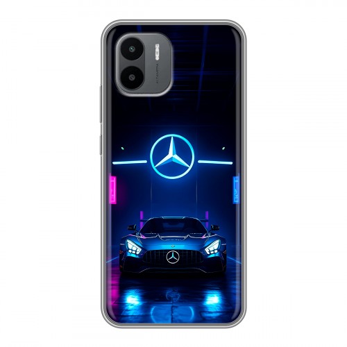 Дизайнерский силиконовый чехол для Xiaomi Redmi A2 Mercedes Мерседес