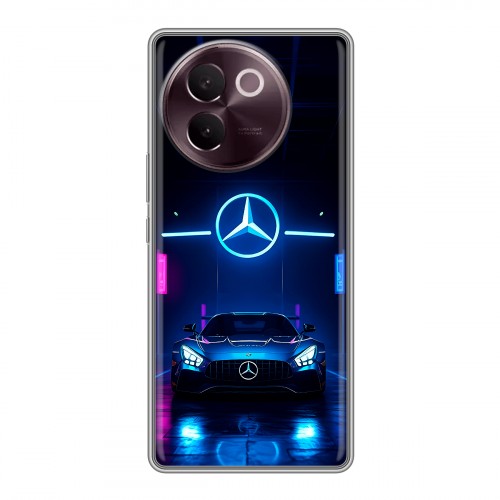 Дизайнерский силиконовый чехол для Vivo V30e Mercedes Мерседес