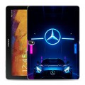 Дизайнерский силиконовый чехол для Samsung Galaxy Note 10.1 2014 editon Mercedes Мерседес