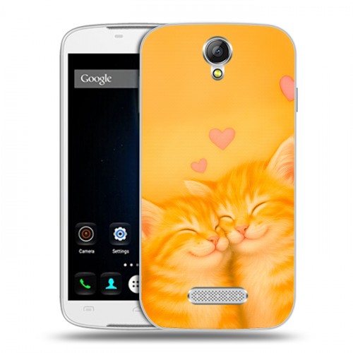 Дизайнерский силиконовый чехол для Doogee X6 Милые котята